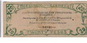 Banknote from Philippines