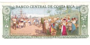 Banknote from Costa Rica