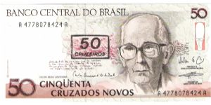 brazil 50 cruzeiros Banknote