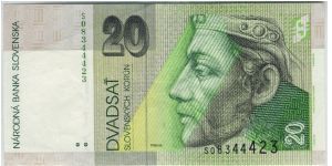 Banknote from Slovakia