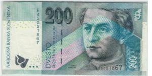 Banknote from Slovakia