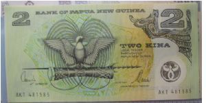 Papua New Guinea 2 Kina Polymer banknote Banknote