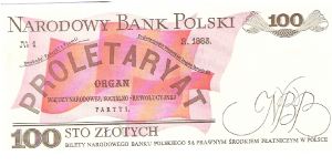 Banknote from Poland