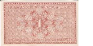 Banknote from Finland