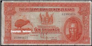 10/- Lefeaux 3Z Banknote