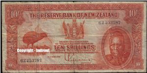 10/- Lefeaux 6Z Banknote