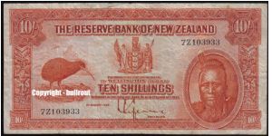 10/- Lefeaux 7Z Banknote