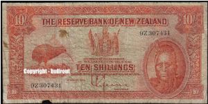 10/- Lefeaux 9Z Banknote