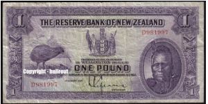 £1 Lefeaux D Banknote