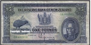 £5 Lefeaux 3K Banknote
