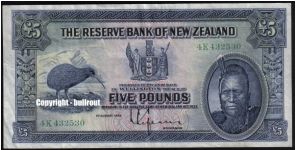£5 Lefeaux 4K (Last prefix) Banknote