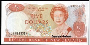 $5 Russell JA* (replacement note) Banknote