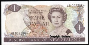 $1 Hardie II AB* (replacement note) Banknote