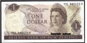 $1 Hardie I Y91* (replacement note) Banknote