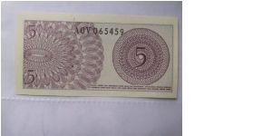 Banknote from Indonesia