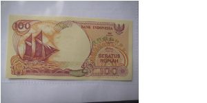 Indonesia 100 Rupiah Banknote. Uncirculated. Banknote