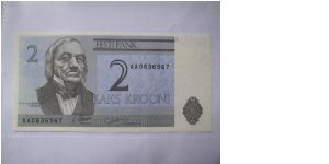 Estonia 2 Krooni banknote in UNC condition Banknote