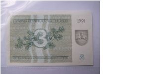 Banknote from Lithuania