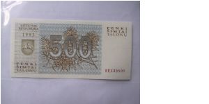 Banknote from Lithuania