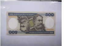 Brazil 500 Cruzerio banknote in UNC condition Banknote