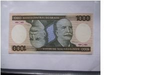Brazil 1000 Cruzerio banknote in UNC condition Banknote