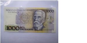 Brazil 1000 Cruzados banknote in UNC condition. Banknote