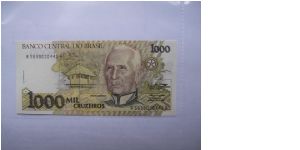 Brazil 1000 Cruzerios in UNC condition Banknote