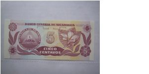 Banknote from Nicaragua