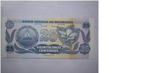 Banknote from Nicaragua