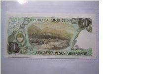 Banknote from Argentina