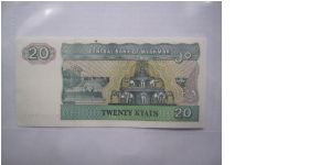 Banknote from Myanmar