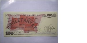 Banknote from Poland