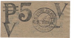 Banknote from Philippines