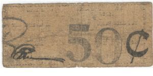 SMR-334 Samar 50 Centavos note. Banknote