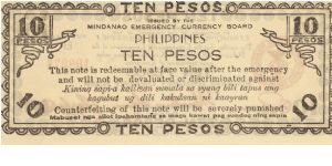 Banknote from Philippines