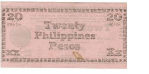 Banknote from Philippines