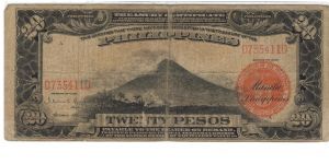 PI-85 Philippine 20 Peso note. Banknote