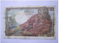 France 20 Francs banknote in VG condition Banknote