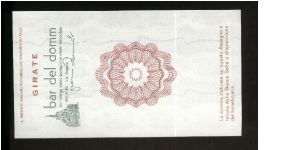 Banknote from Italy