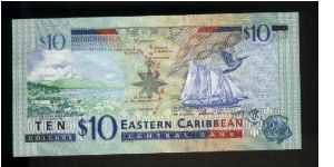 Banknote from Antigua and Barbuda