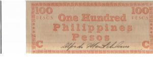 Banknote from Philippines