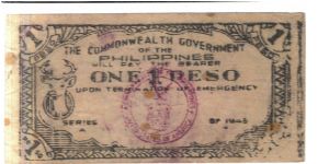 Banknote from Philippines