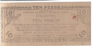 Banknote from Philippines