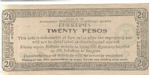 Banknote from Philippines