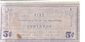 Banknote from Philippines