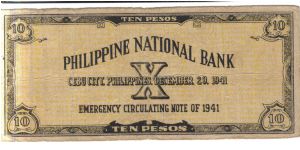 Banknote from Philippines