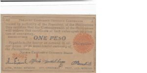 S-668b, Negros 1 Peso note. Banknote