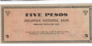 Banknote from Philippines