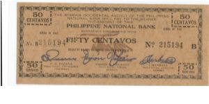 Banknote from Philippines