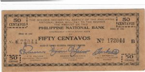 S-576a, Misamis 50 Centavos note. Banknote